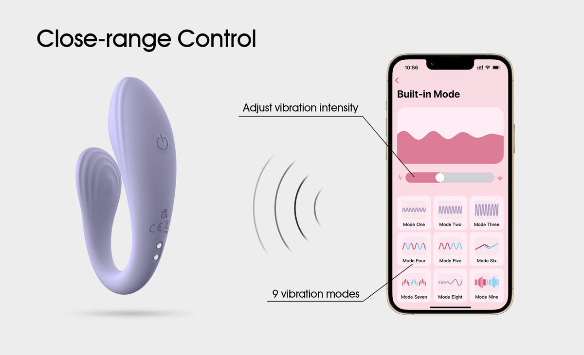 Vibrador Interactivo Para Parejas App Sheila Winyi Wy0614-App - vibradores - envio discreto a Colombia - producto de bienestar íntimo