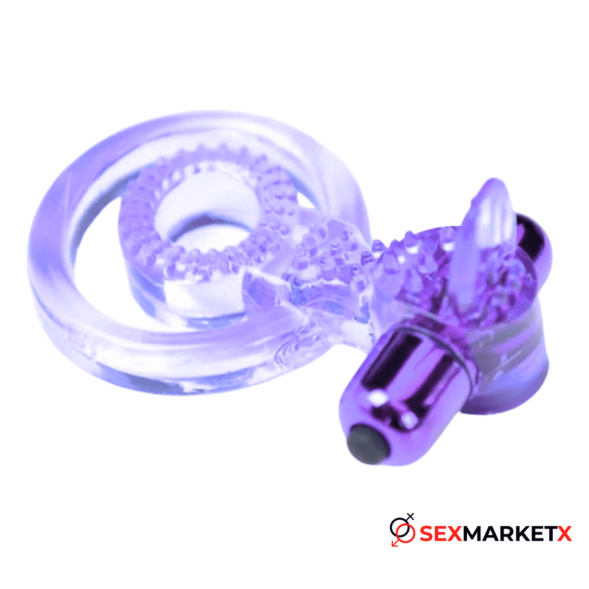 Anillo doble con bala vibradora - anillos - envio discreto a Colombia - producto de bienestar íntimo
