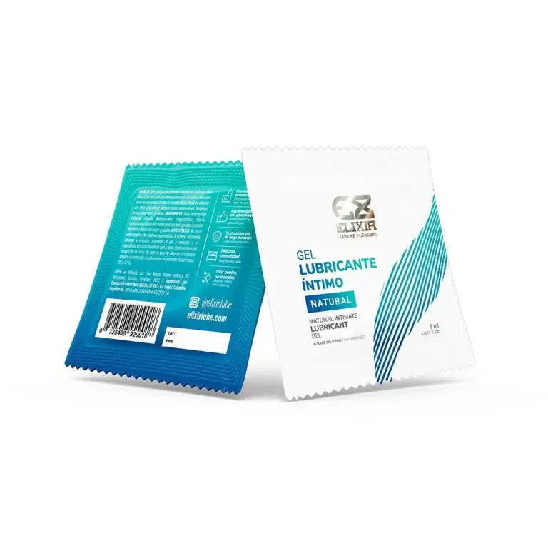 Gel Lubricante Intimo Natural x5ml - lubricantes - envio discreto a Colombia - producto de bienestar íntimo