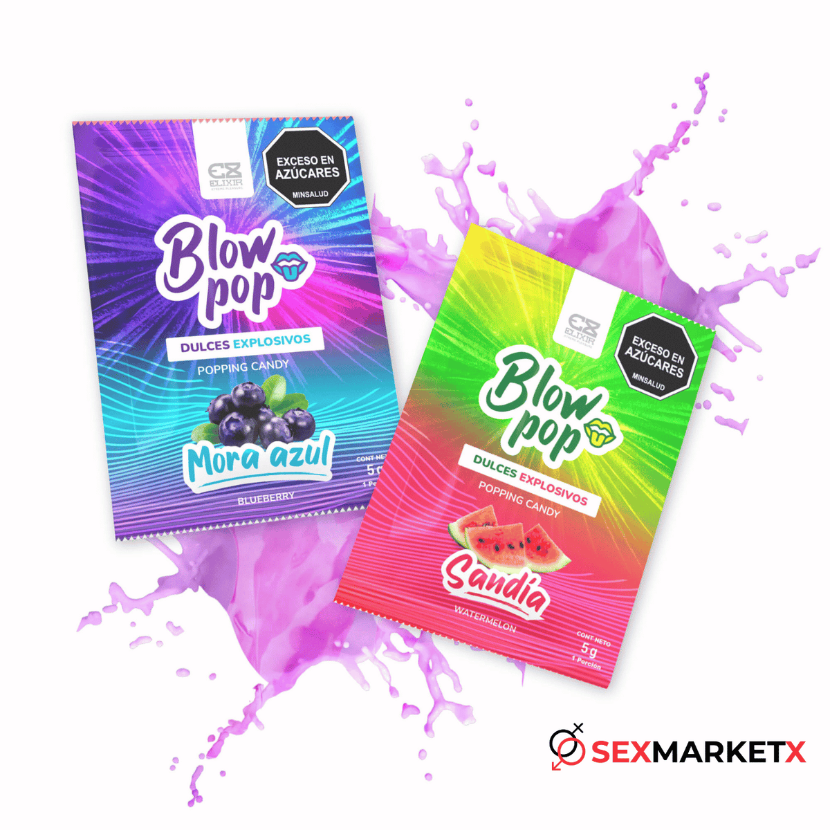 Blow Pop Elixir - estimulante sexual - envio discreto a Colombia - producto de bienestar íntimo