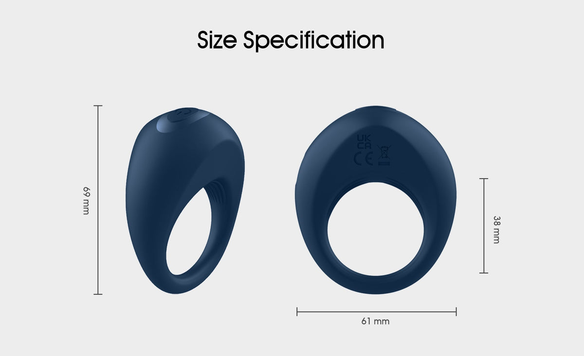 Anillo Vibrador Interactivo Alan Winyi Wy0607-App - linea exclusiva winyi - envio discreto a Colombia - producto de bienestar íntimo