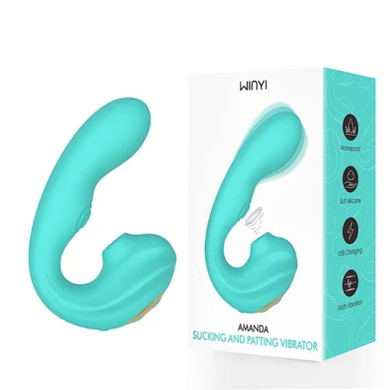 Vibrador Doble Estimulacion Winyi Amanda Wy0661 - vibradores - envio discreto a Colombia - producto de bienestar íntimo