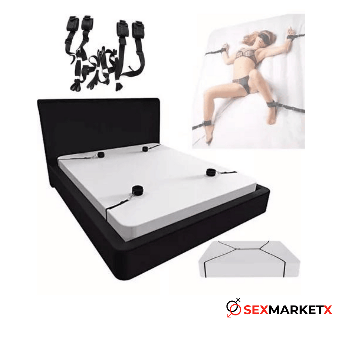 Amarras Bed Restraint Bondage - bondage - envio discreto a Colombia - producto de bienestar íntimo