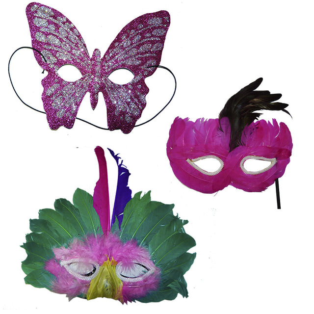 Antifaz Plumas