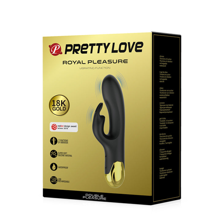 Vibrador De Lujo Double Pleasure 18k Bi-014626 - vibradores - envio discreto a Colombia - producto de bienestar íntimo