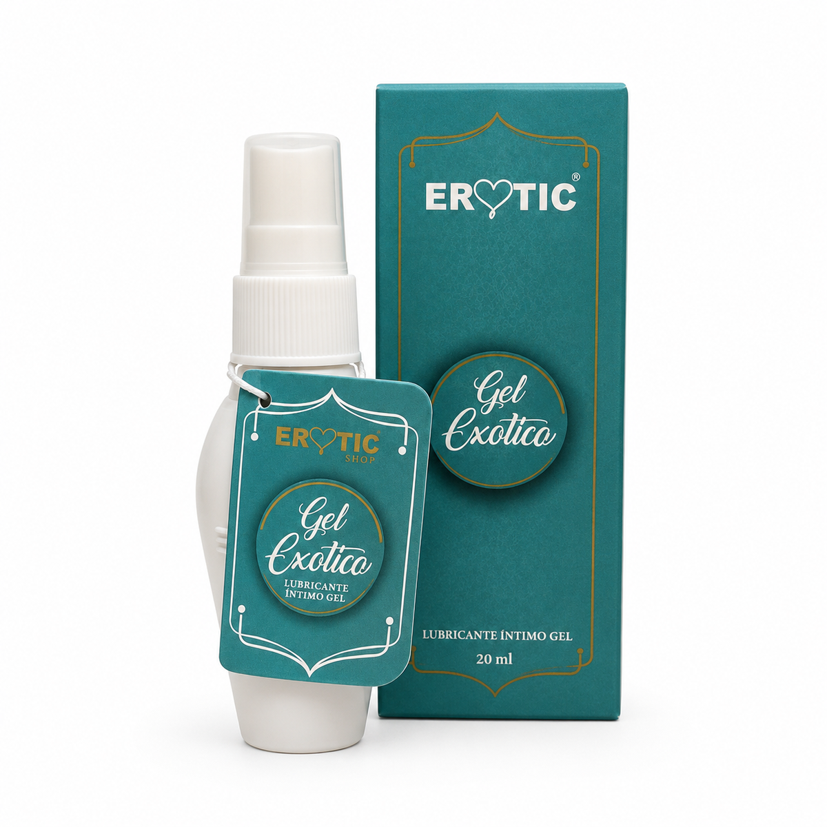Lubricante Gel Exotico Pequeño 20ml - lubricantes - envio discreto a Colombia - producto de bienestar íntimo