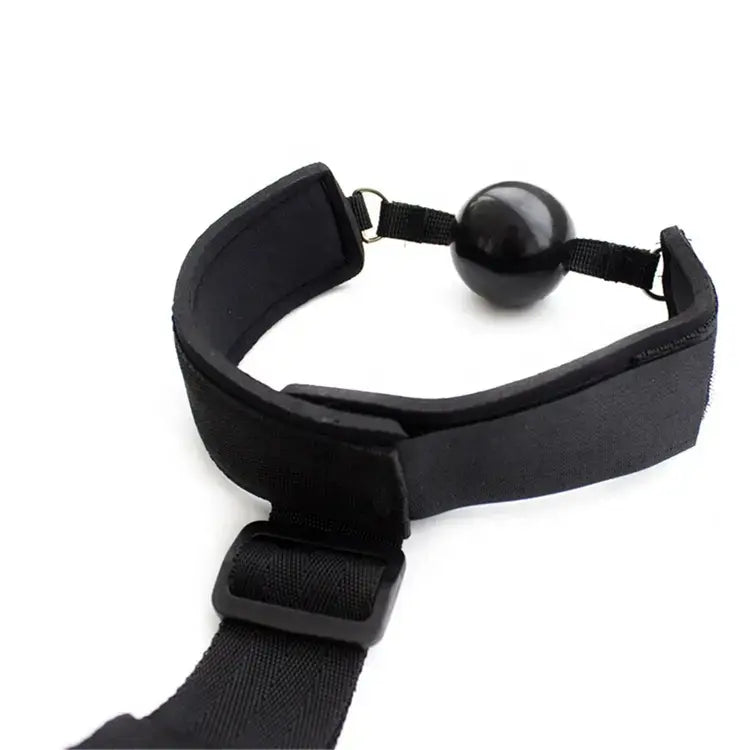 Collar con mordaza y esposas - bondage - envio discreto a Colombia - producto de bienestar íntimo