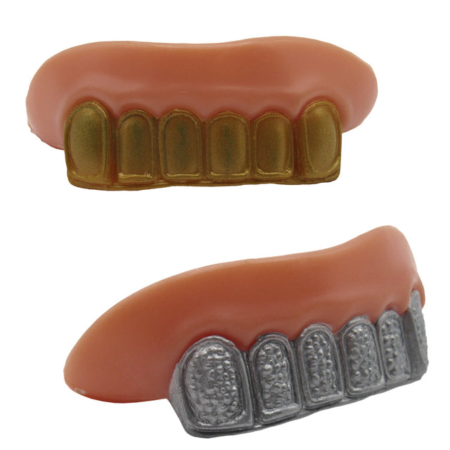 Dientes Plateados Y Dorados X Unidad