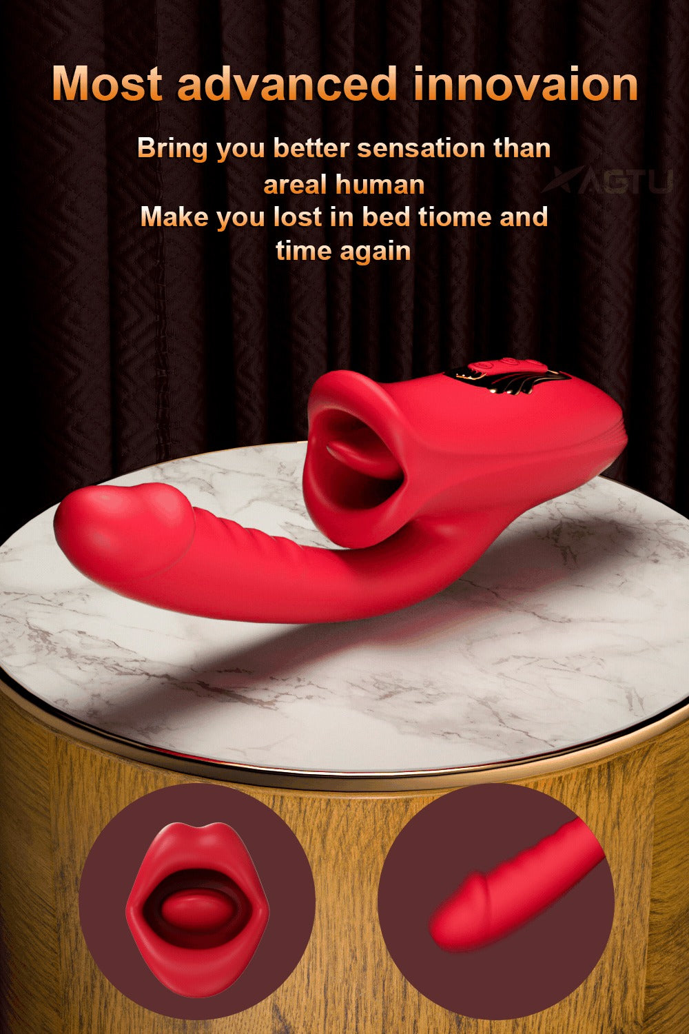 Vibrador Oral Tongue Kiss Deluxe FARA1908 - vibradores - envio discreto a Colombia - producto de bienestar íntimo