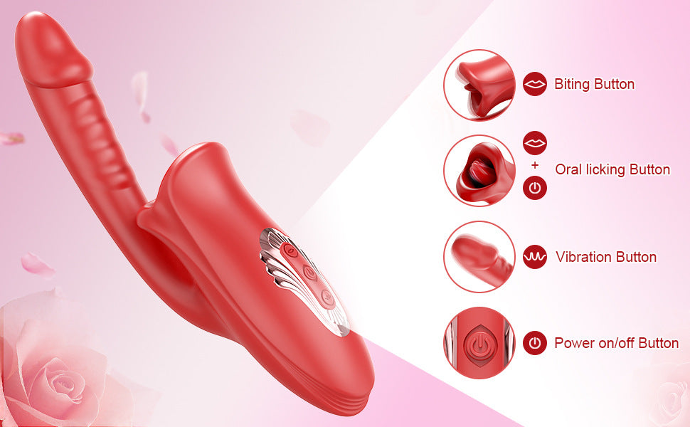 Vibrador Oral Tongue Kiss Deluxe FARA1908 - vibradores - envio discreto a Colombia - producto de bienestar íntimo