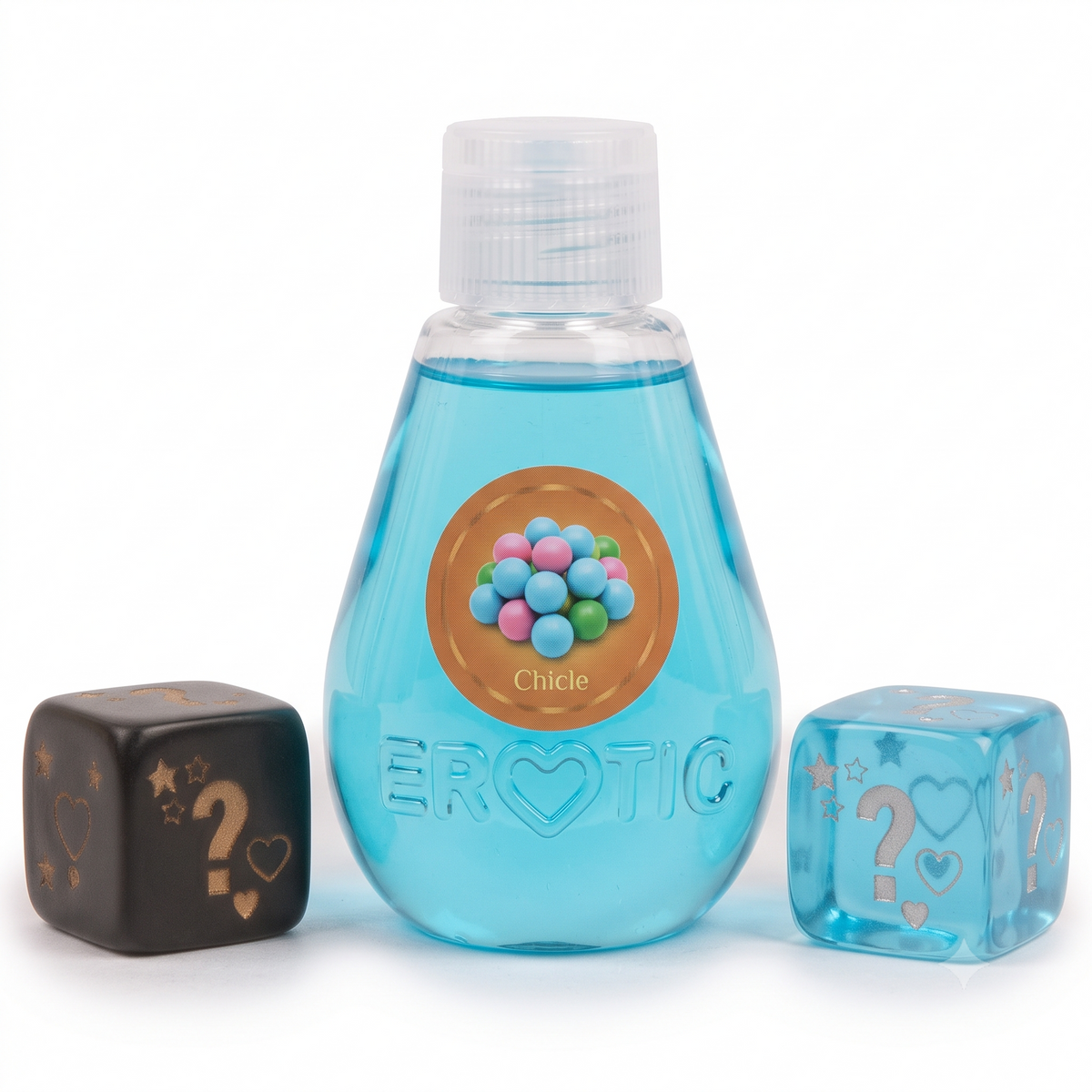Lubricante Erotic Sensation Oil 14ml+Dados - lubricantes - envio discreto a Colombia - producto de bienestar íntimo