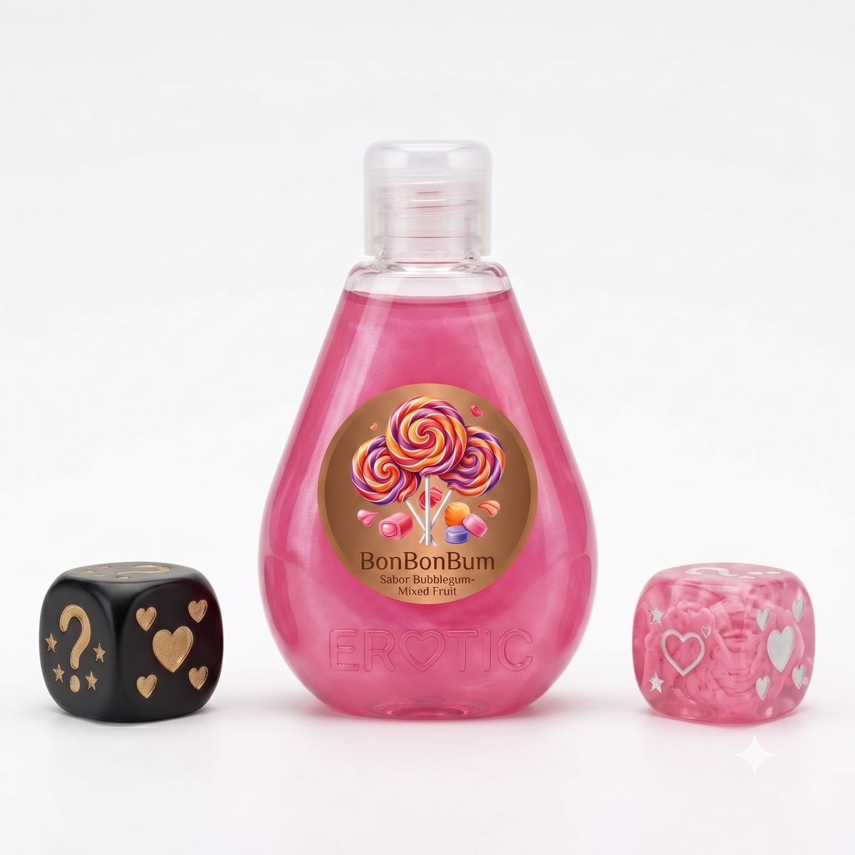 Lubricante Erotic Sensation Oil 14ml+Dados - lubricantes - envio discreto a Colombia - producto de bienestar íntimo