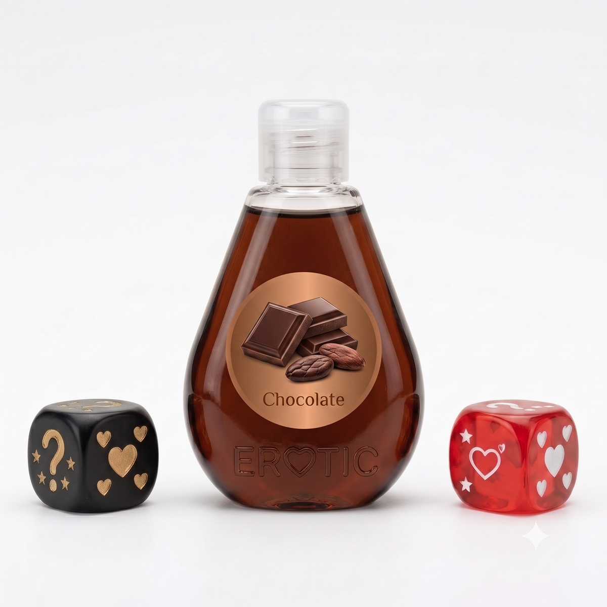 Lubricante Erotic Sensation Oil 14ml+Dados - lubricantes - envio discreto a Colombia - producto de bienestar íntimo
