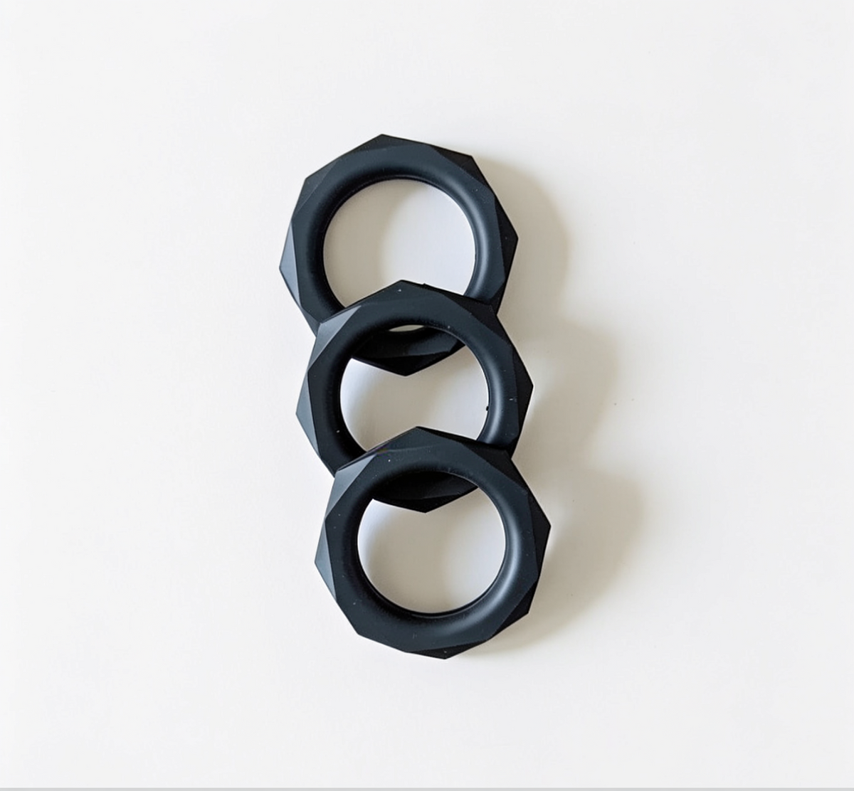 TRIO DE ANILLOS SILICONE RING HS007S - anillos - envio discreto a Colombia - producto de bienestar íntimo