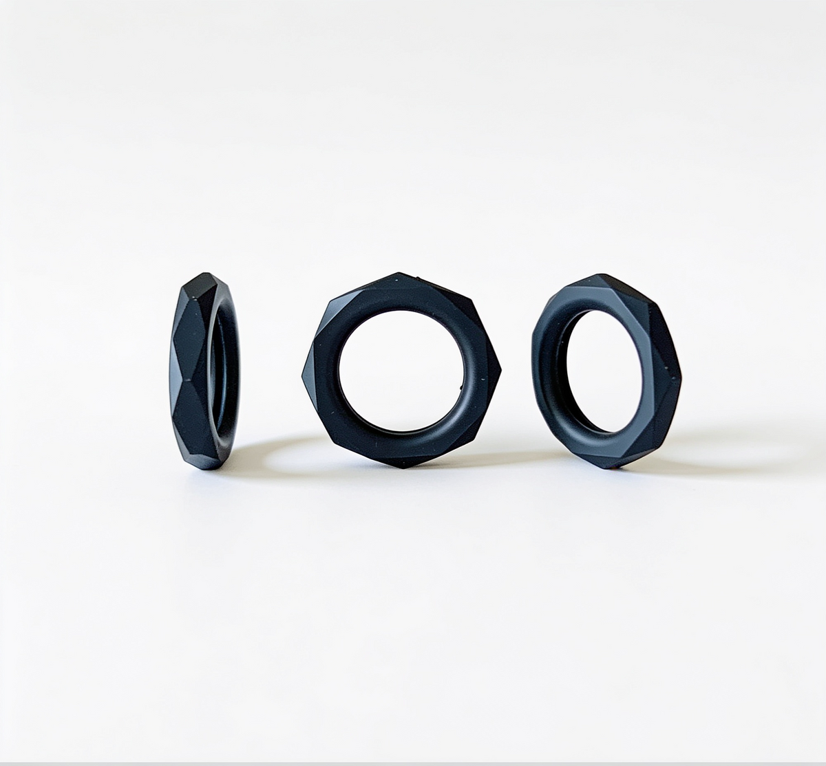 TRIO DE ANILLOS SILICONE RING HS007S - anillos - envio discreto a Colombia - producto de bienestar íntimo