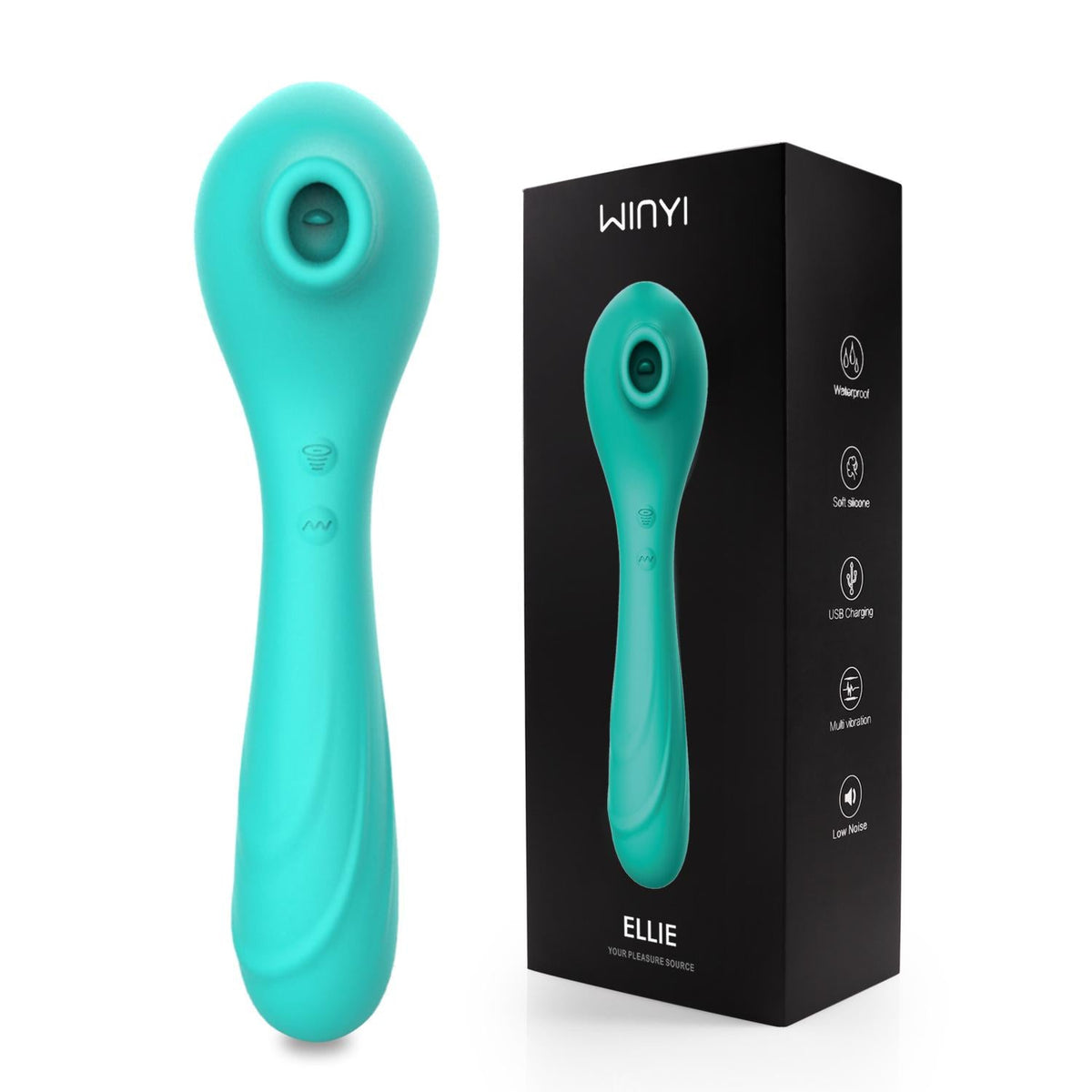 Succionador Winyi Ellie - linea exclusiva winyi - envio discreto a Colombia - producto de bienestar íntimo