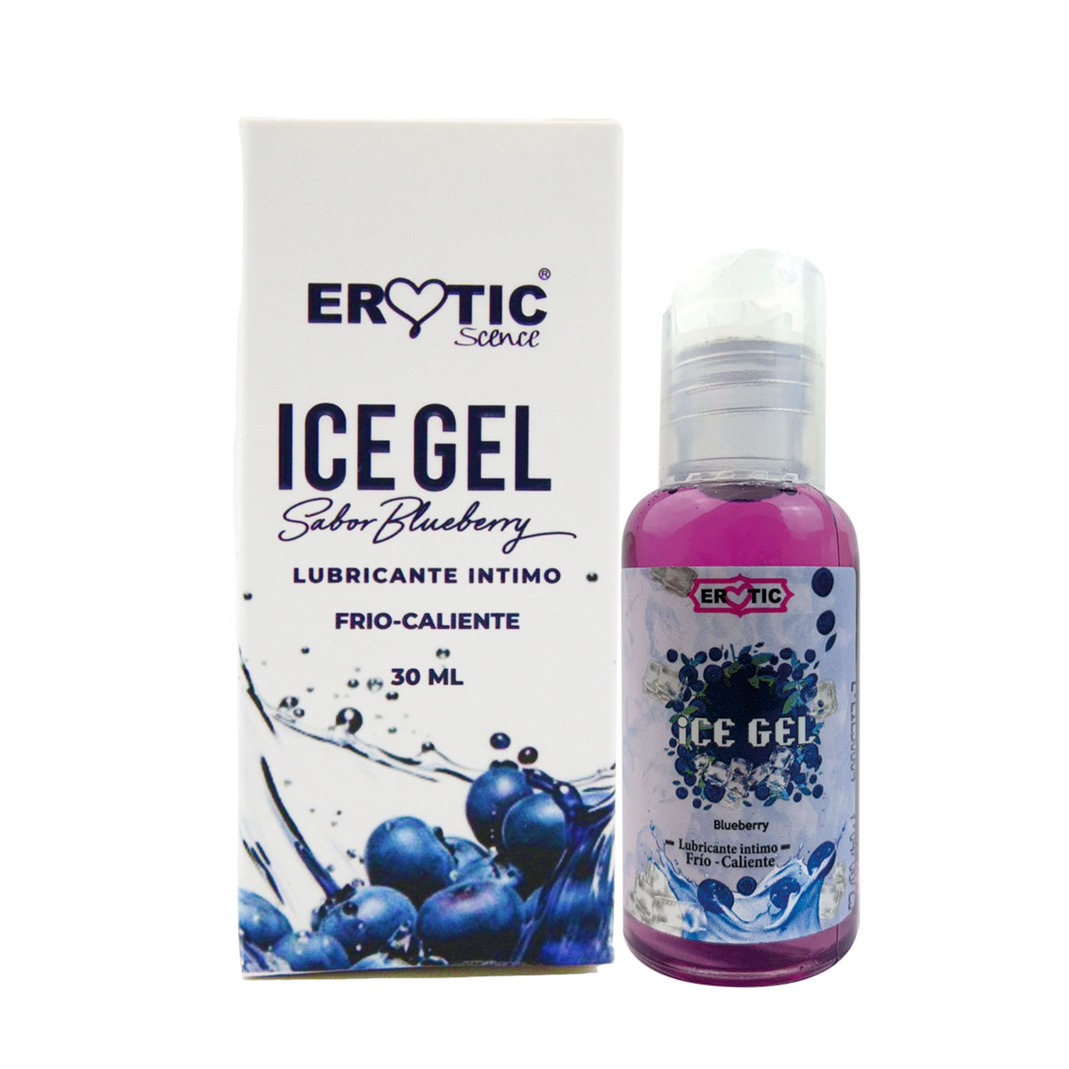 Lubricante Ice Gel Blueberry (40ml) - lubricantes - envio discreto a Colombia - producto de bienestar íntimo