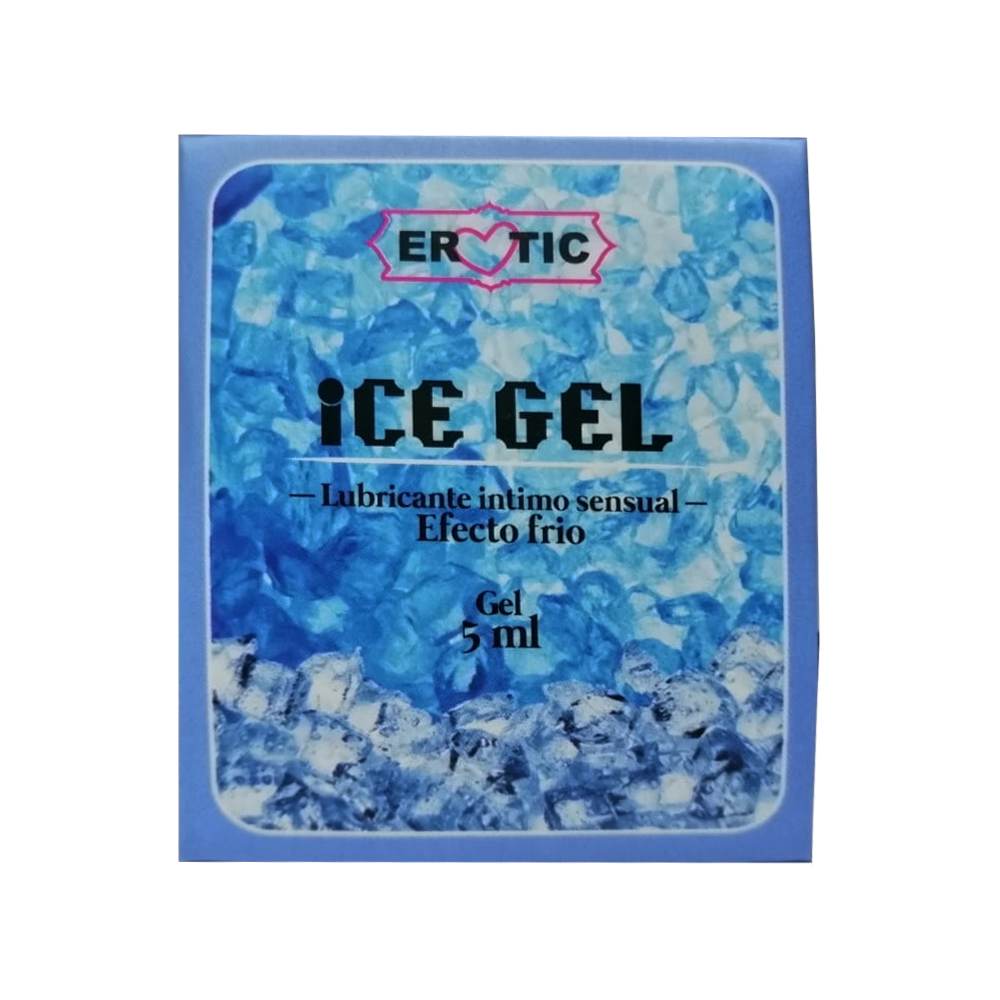 Lubricante Sachet Ice Gel 5ml - lubricantes - envio discreto a Colombia - producto de bienestar íntimo