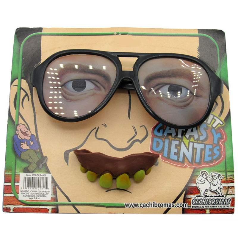 Kit Gafas Y Dientes - disfraces - envio discreto a Colombia - producto de bienestar íntimo