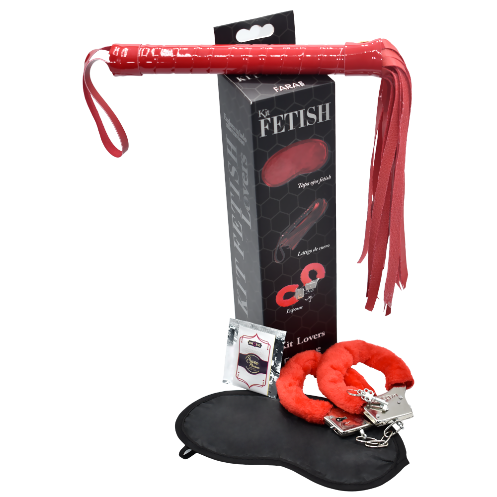 Kit Lover Fara - Rojo - juegos eroticos - envio discreto a Colombia - producto de bienestar íntimo