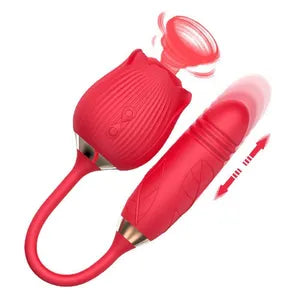 Vibrador rosa de succión MTH002 - vibradores - envio discreto a Colombia - producto de bienestar íntimo