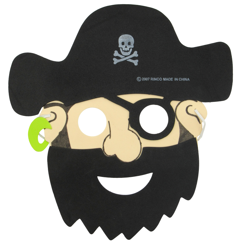 Antifaz Fomi Pirata - disfraces - envio discreto a Colombia - producto de bienestar íntimo