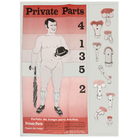 Afiche Partes Del Cuerpo Hombre
