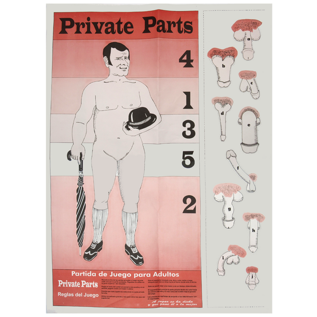 Afiche Partes Del Cuerpo Hombre