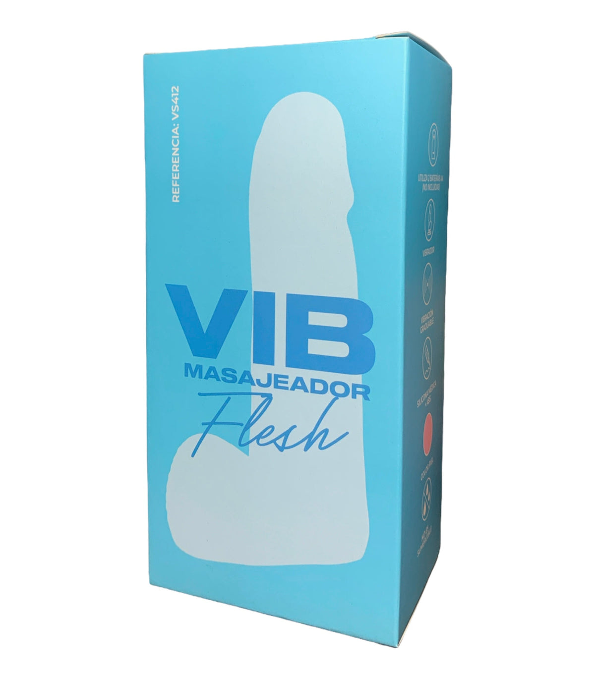 Vib Masajeador Flesh Vs412 - masajeadores - envio discreto a Colombia - producto de bienestar íntimo
