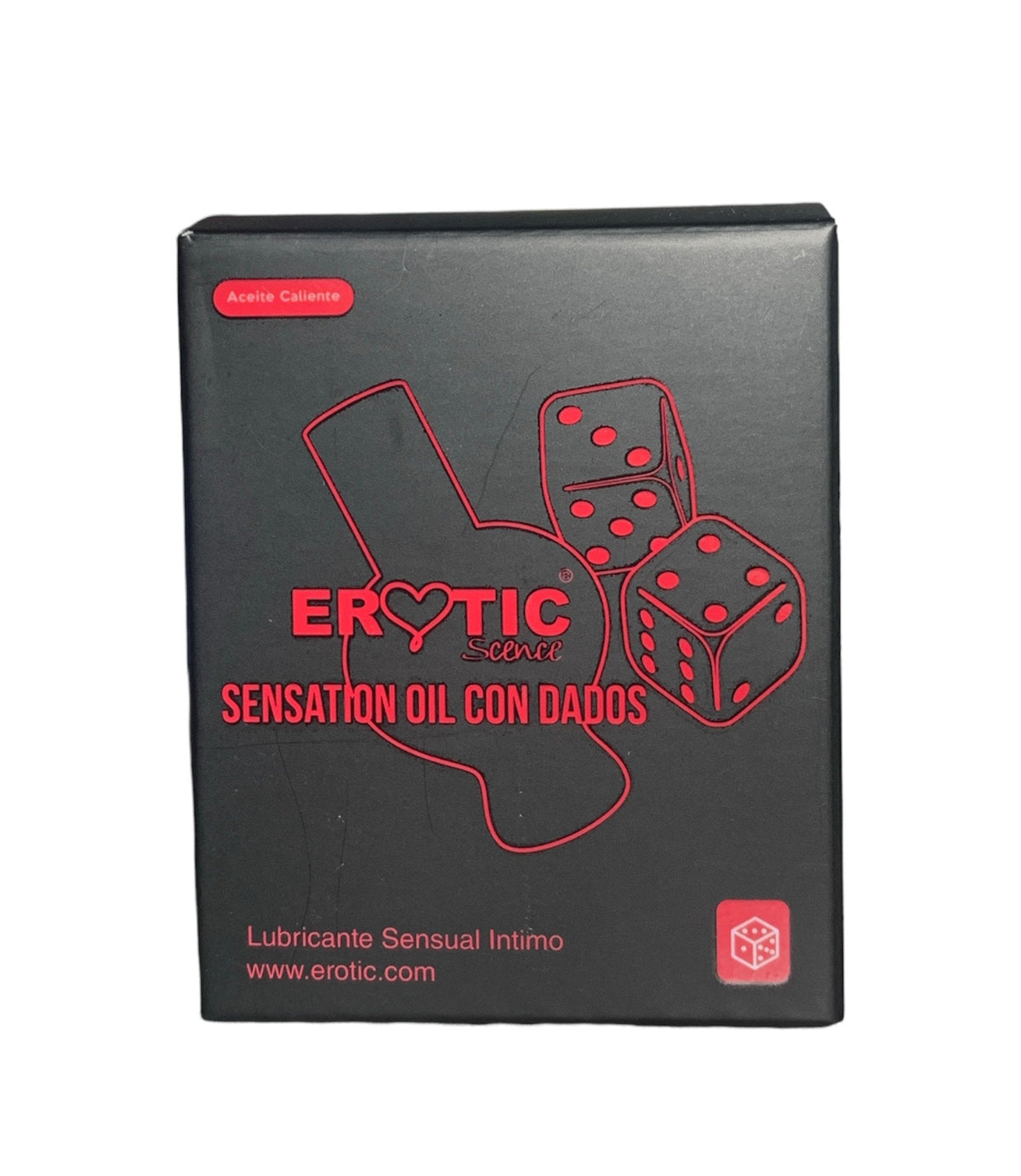 Lubricante Erotic Corazón con Dados 50ml - lubricantes - envio discreto a Colombia - producto de bienestar íntimo