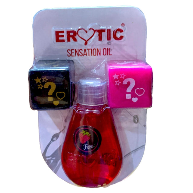 Lubricante Erotic Sensation Oil 14ml+Dados