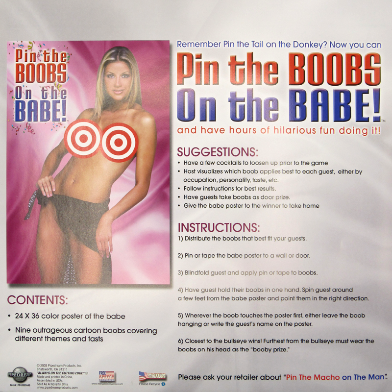 Afiche Pin The Boobs