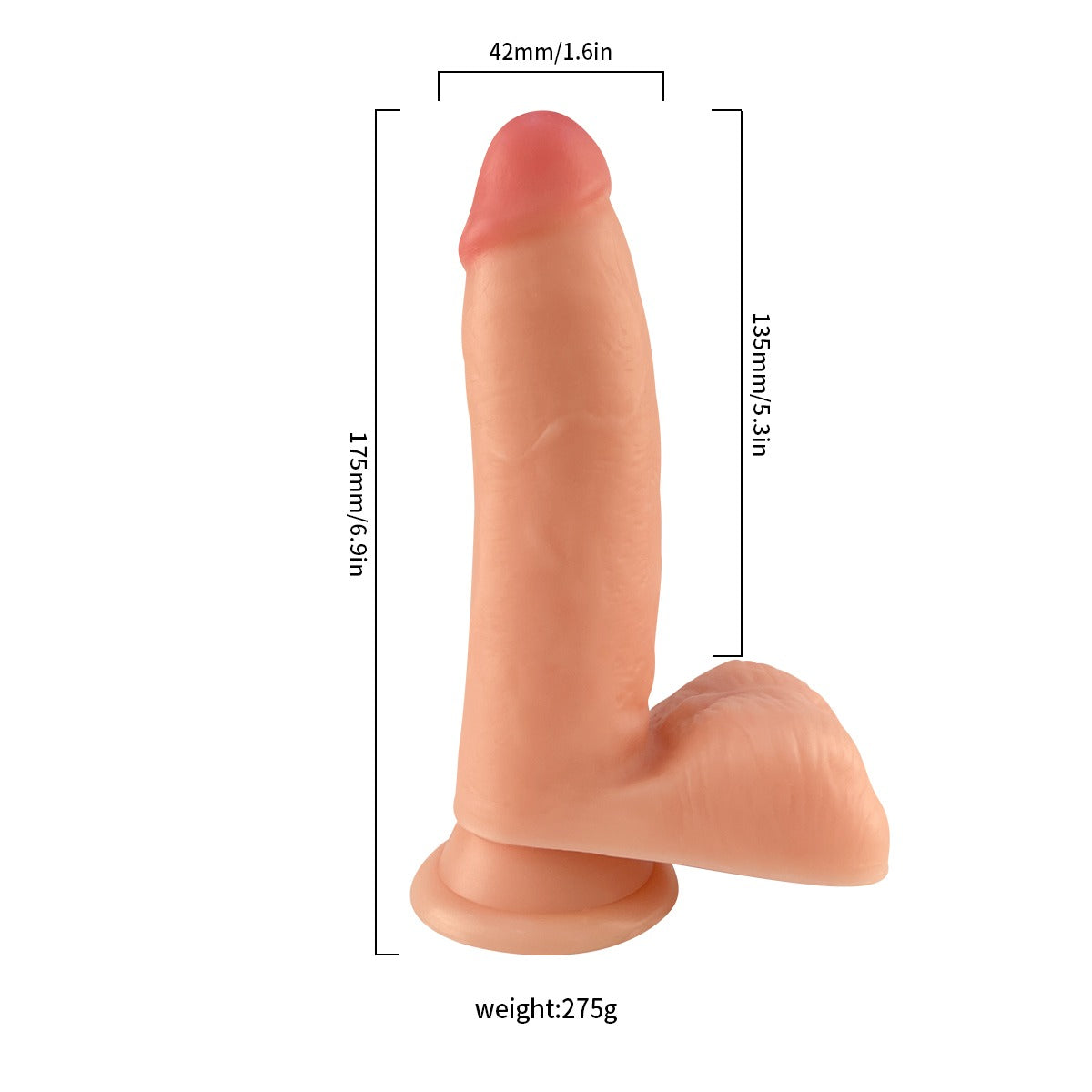 Lance’S Cock – Dildo Realista Con Ventosa 17,5 Cm (6.9”) - consoladores - envio discreto a Colombia - producto de bienestar íntimo
