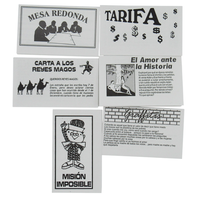 Tarjetas Frases X6