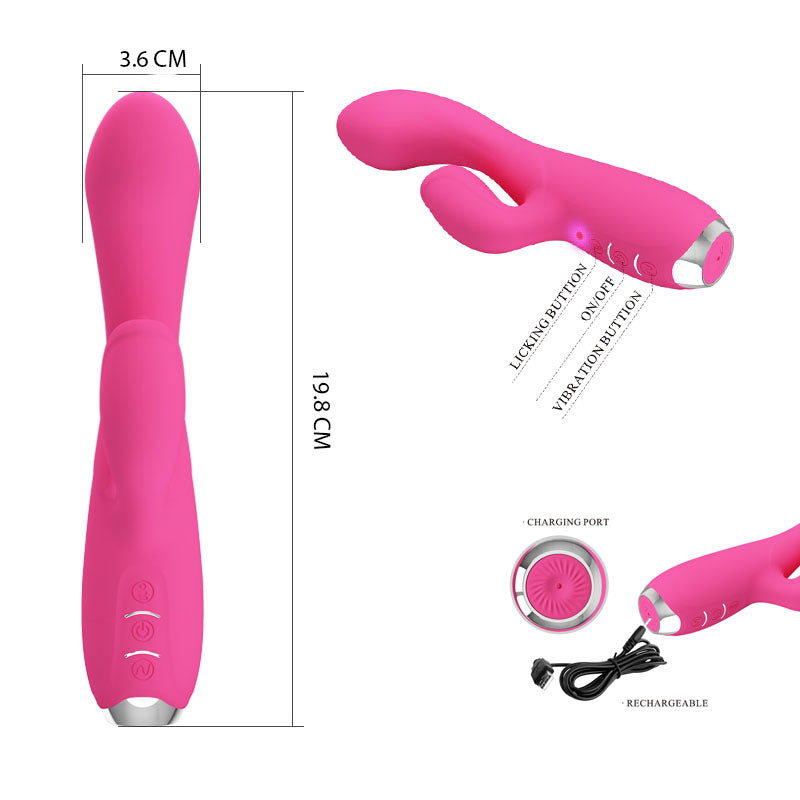 Pretty Love Gloria Fucsia Bi-014754-1 - linea exclusiva prettylove - envio discreto a Colombia - producto de bienestar íntimo
