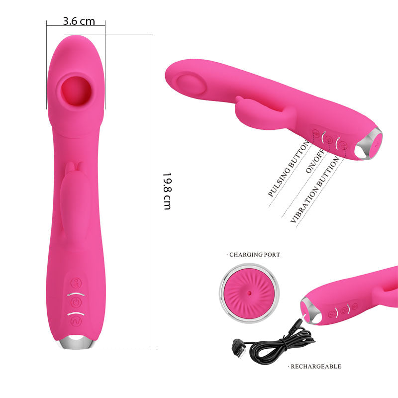 Pretty Love Regina Fucsia Bi-014727-1 - linea exclusiva prettylove - envio discreto a Colombia - producto de bienestar íntimo