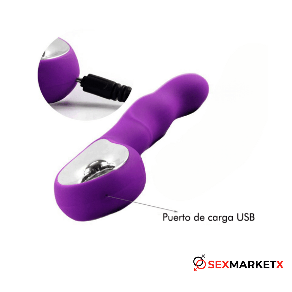 Vibrador anna USB - vibradores - envio discreto a Colombia - producto de bienestar íntimo