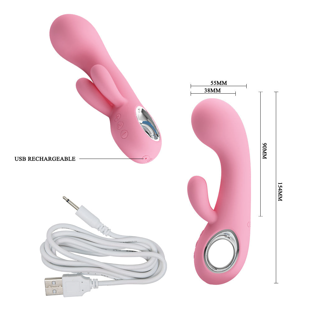 Vibrador Pretty Love Chris Rosa Claro Bi-014507-1 - vibradores - envio discreto a Colombia - producto de bienestar íntimo