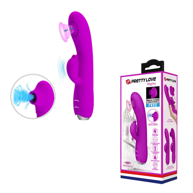 Vibrador Pretty Love Regina Morado Bi-014727