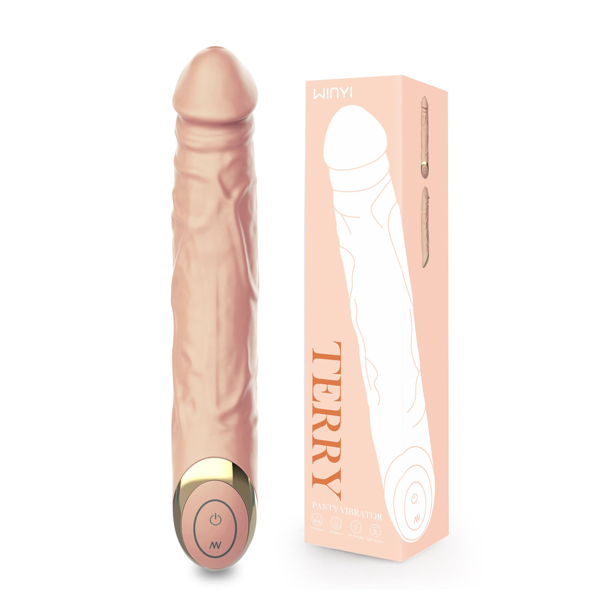 Dildo Vibrador Winyi Terry - vibradores - envio discreto a Colombia - producto de bienestar íntimo