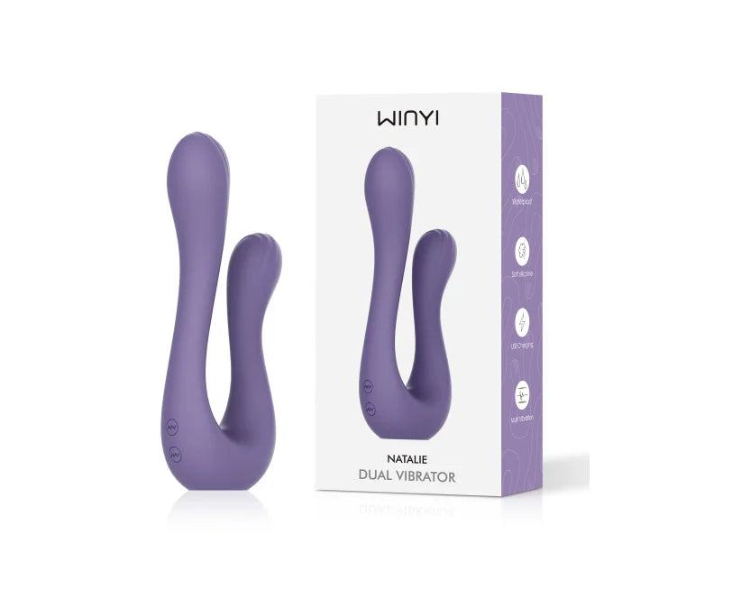 Natalie Dual Vibrator Winyi Wy0654 - linea exclusiva winyi - envio discreto a Colombia - producto de bienestar íntimo