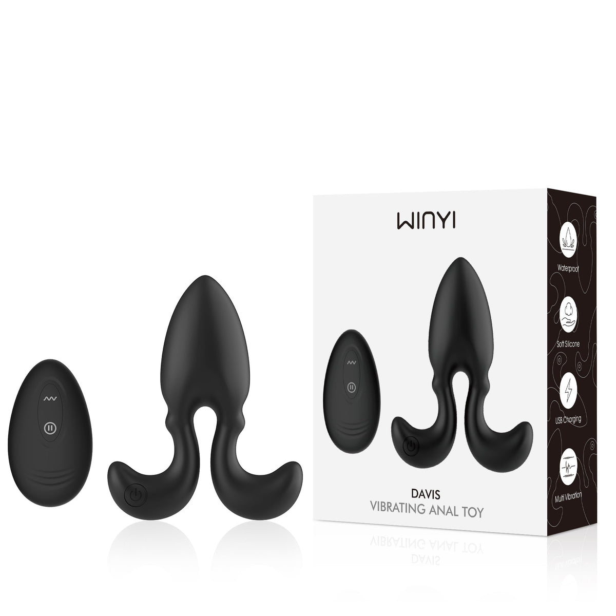 Winyi Davis Vibrating Anal Toy Wy0681 - juguetes anales - envio discreto a Colombia - producto de bienestar íntimo