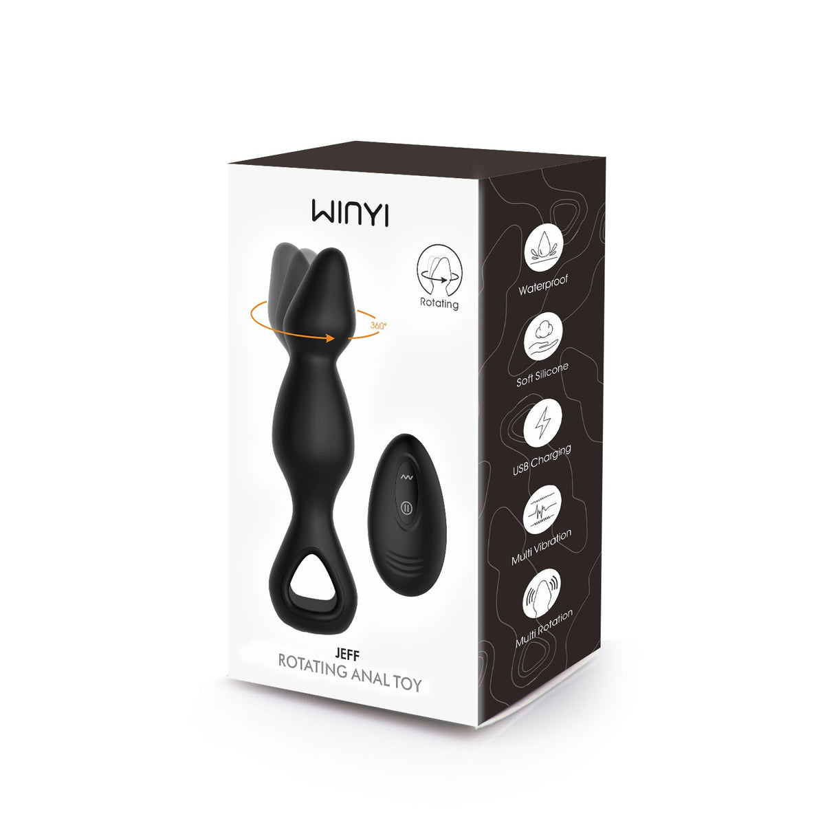Bolas Anales Rotadoras Winyi Jeff - juguetes anales - envio discreto a Colombia - producto de bienestar íntimo