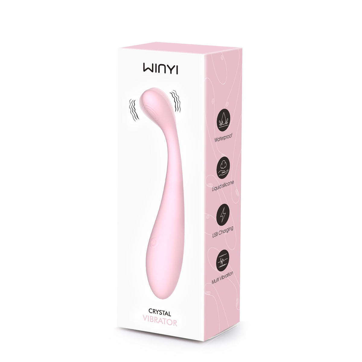 Winyi Crystal - linea exclusiva winyi - envio discreto a Colombia - producto de bienestar íntimo