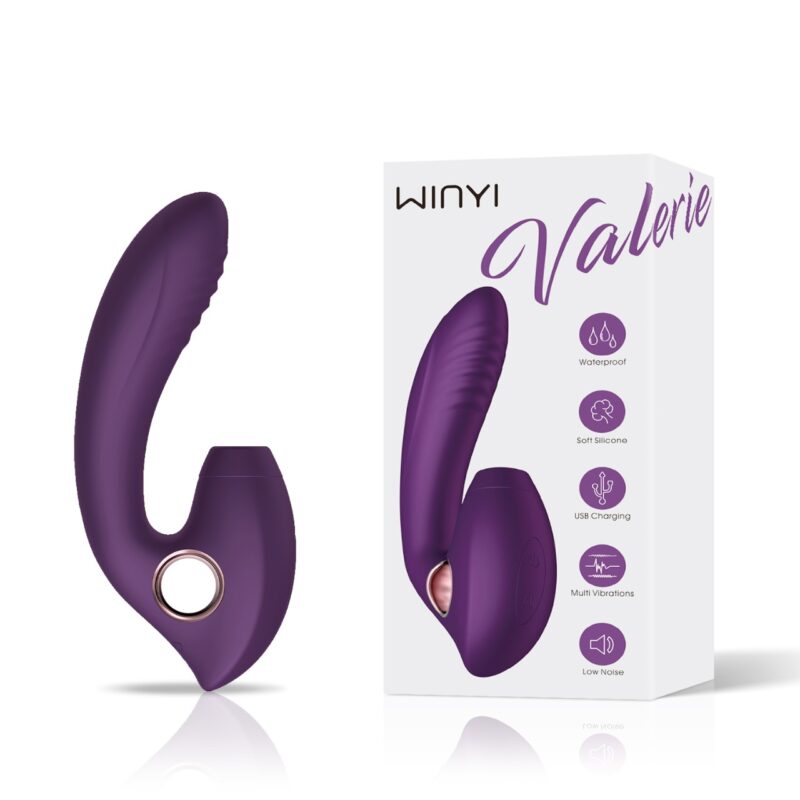 Vibrador Doble Estimulación Valerie Winyi Wyn107 - vibradores - envio discreto a Colombia - producto de bienestar íntimo