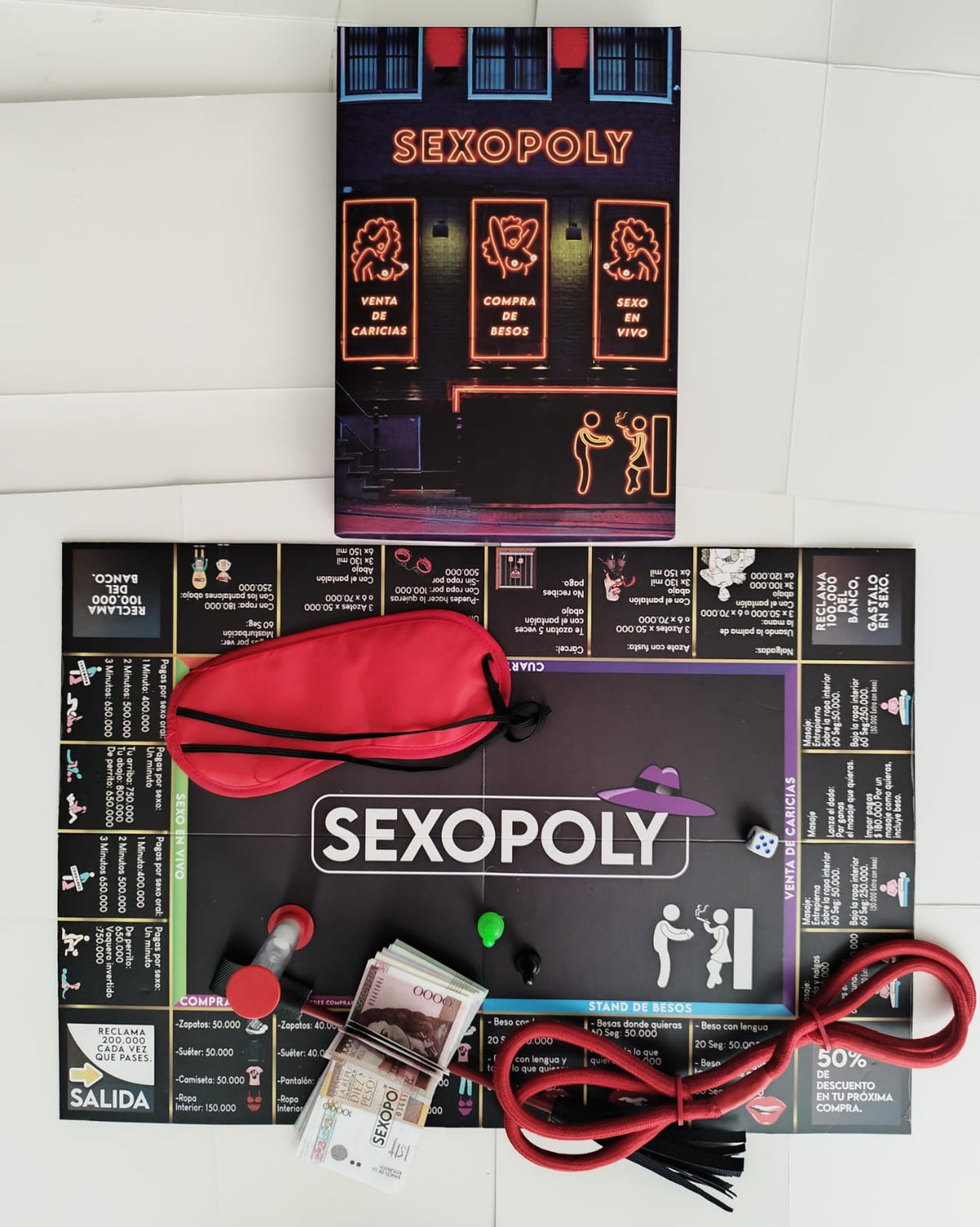 Juego De Mesa Sexopoly - juegos eroticos - envio discreto a Colombia - producto de bienestar íntimo