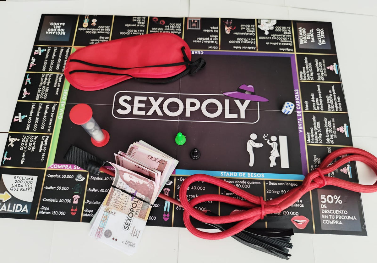 Juego De Mesa Sexopoly - juegos eroticos - envio discreto a Colombia - producto de bienestar íntimo