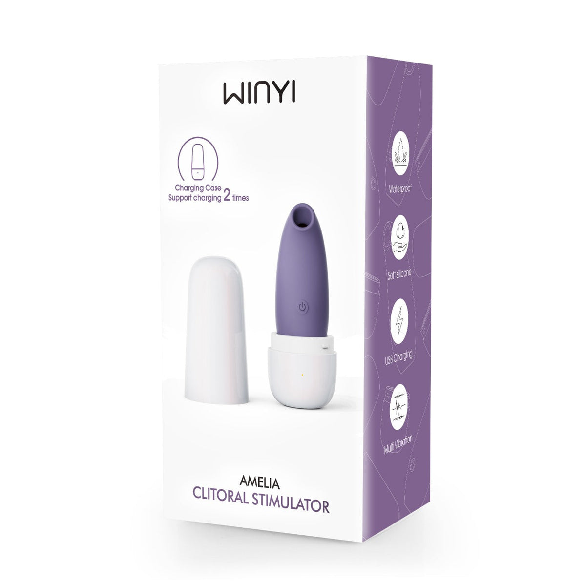 Estimulator Clitorial Winyi Amelia - linea exclusiva winyi - envio discreto a Colombia - producto de bienestar íntimo