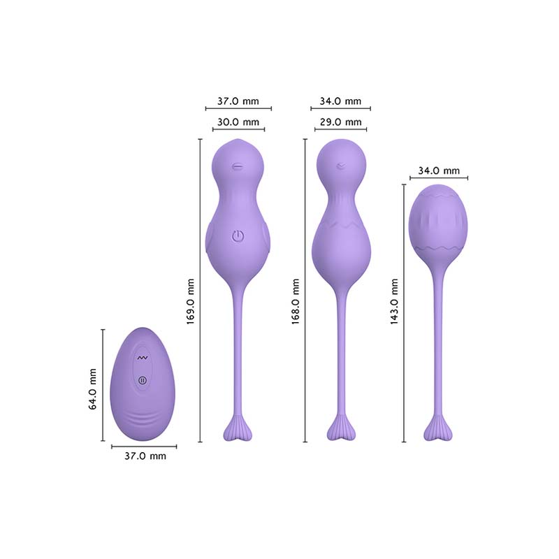 Set Kegel Vib Winyi Heidi - linea exclusiva winyi - envio discreto a Colombia - producto de bienestar íntimo