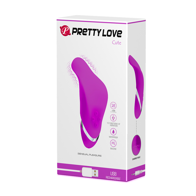 Vibrador Con Estimulador Cute. Bi-014108-3 - vibradores - envio discreto a Colombia - producto de bienestar íntimo